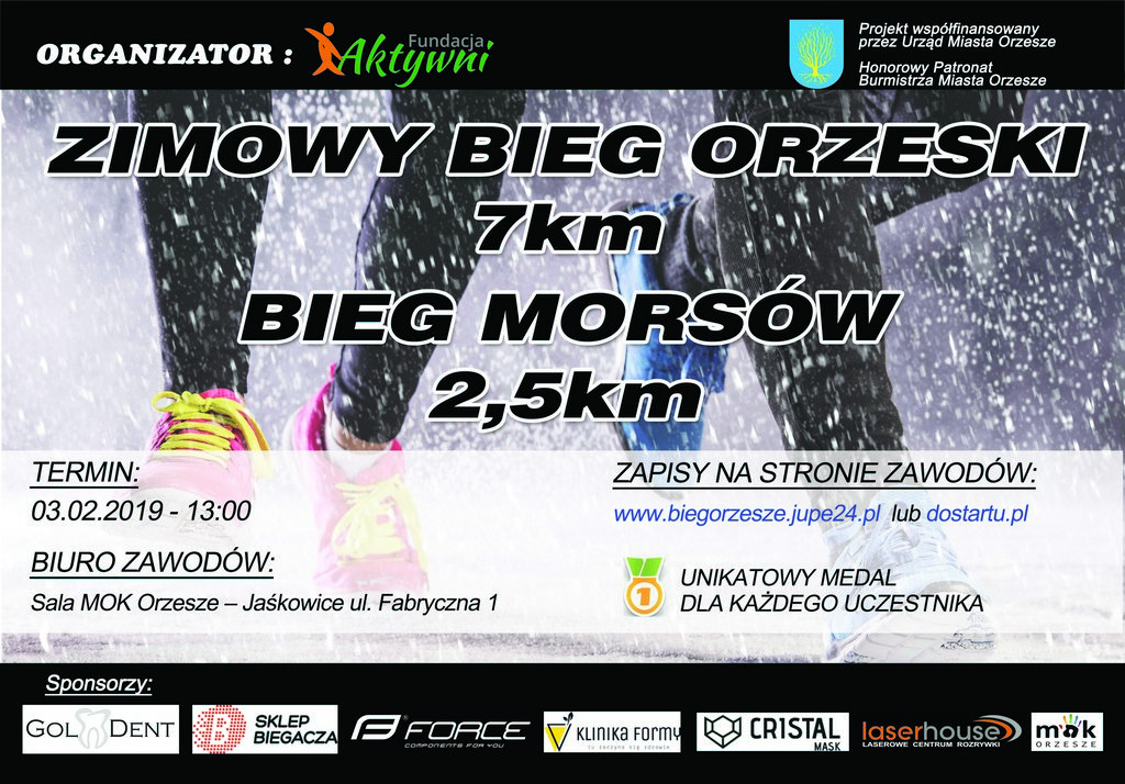 V Zimowy Bieg Orzeski już 2 lutego