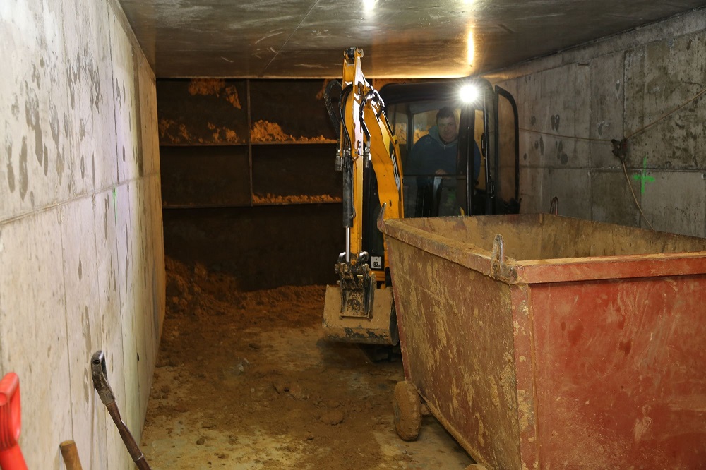 Budowa tunelu łączącego Paruszowiec-Piaski oraz Rybnik Północ na półmetku