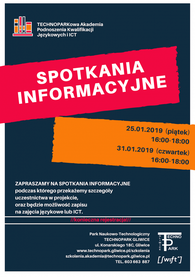 Technopark organizuje darmowe kursy komputerowe i językowe