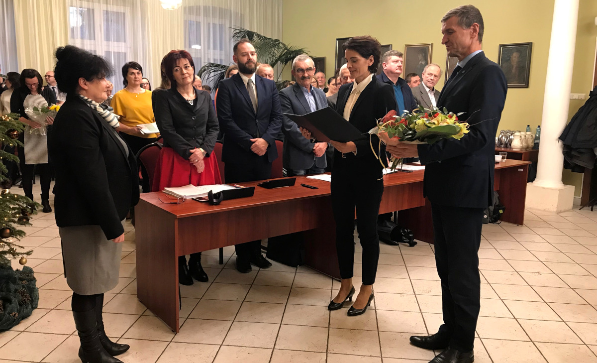 Przemowa starosty, pożegnanie dyrektor Żłobka i Rycerze Jedi