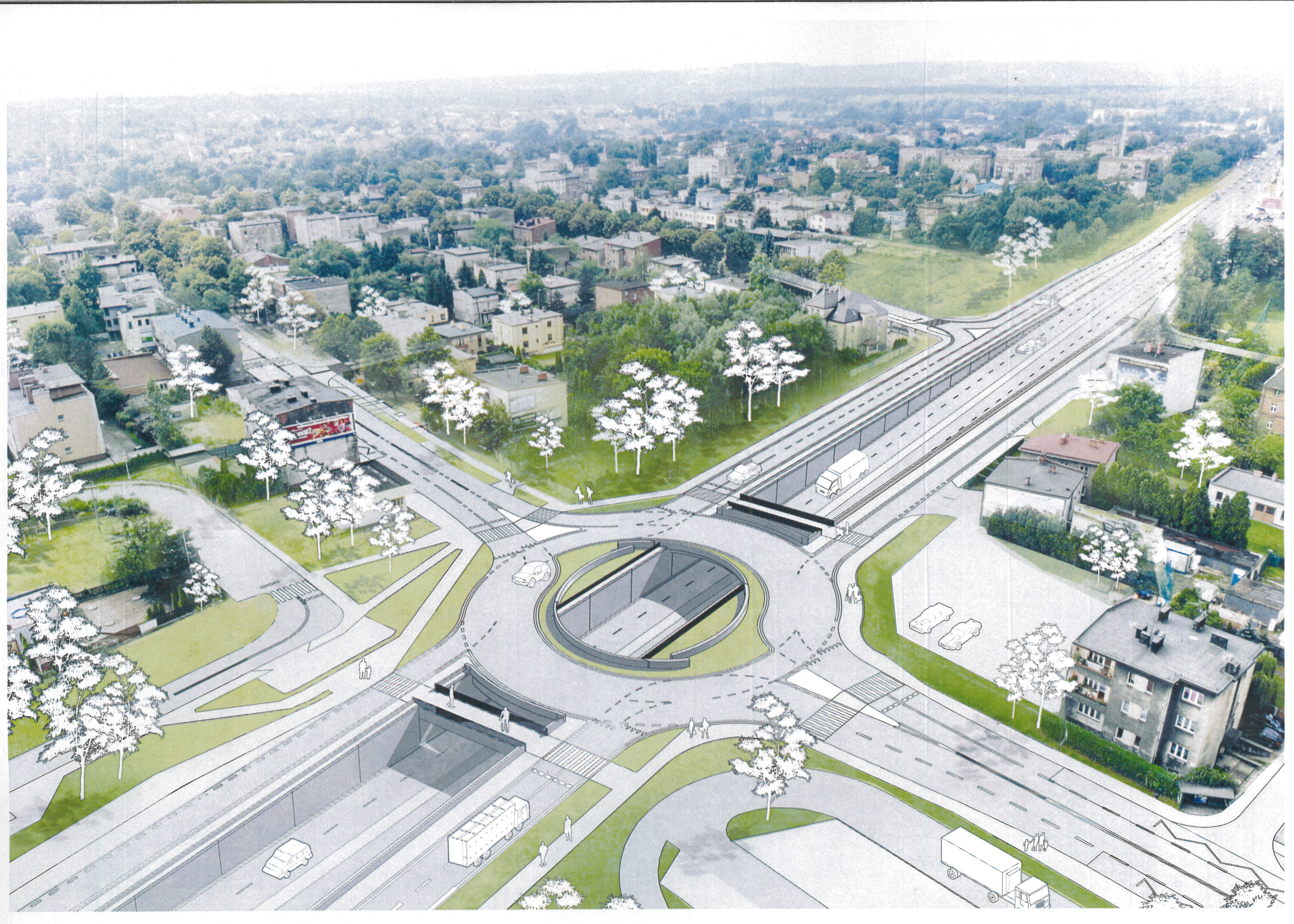 Trwa przebudowa wąskich gardeł na DK81 w Katowicach - informacje z placów budowy