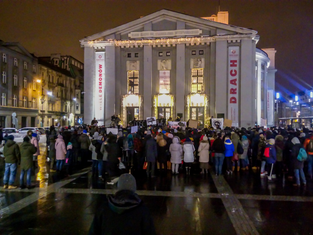Protestowali w obronie dzików