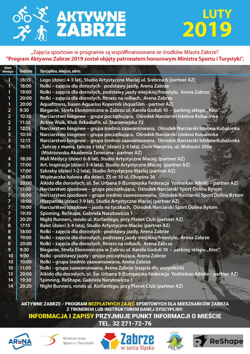 Aktywne Zabrze zaprasza w lutym. Każdy znajdzie tu coś dla siebie!