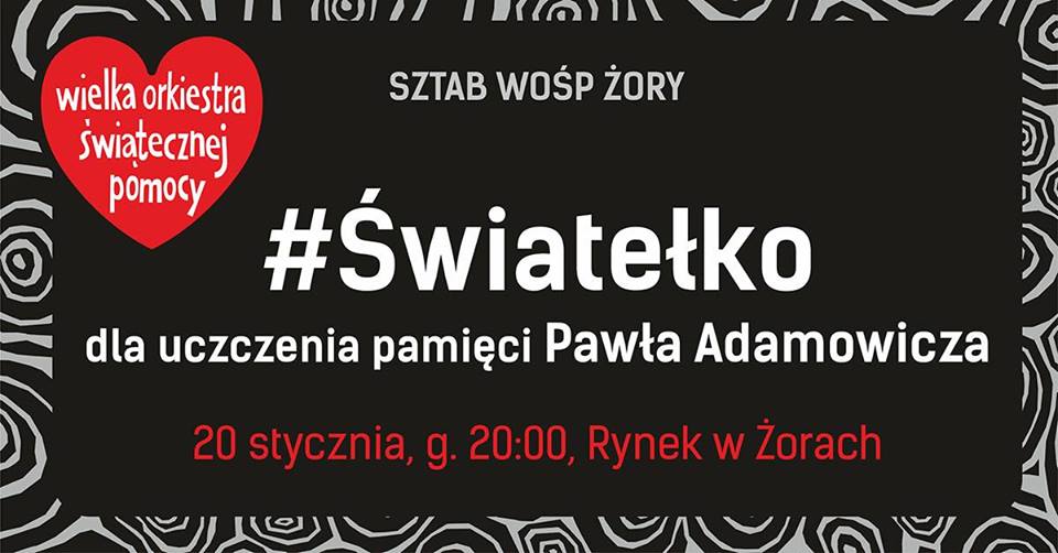 Żorzanie dla Pawła Adamowicza i Jurka Owsiaka