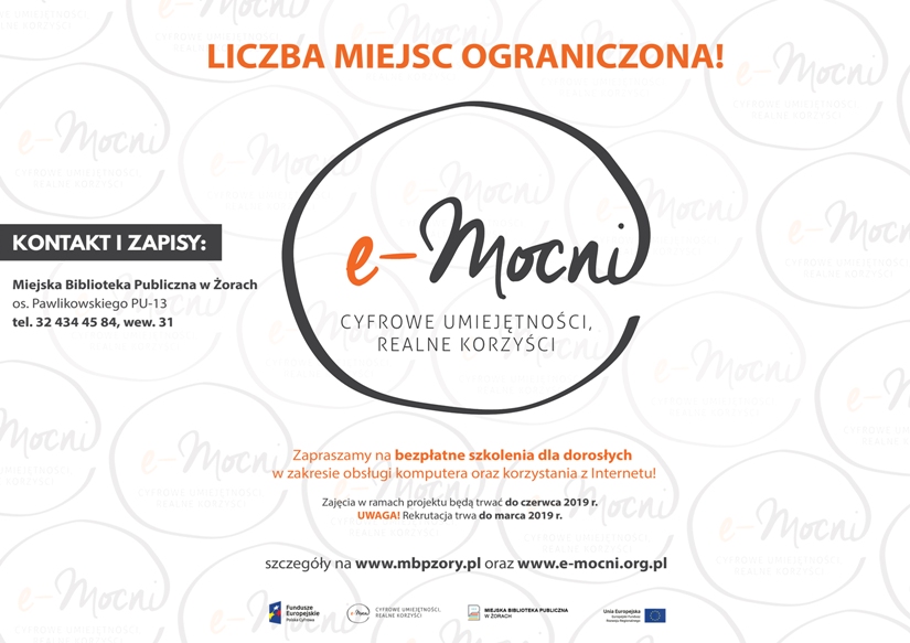 Zostań e-mocnym! Weź udział w bezpłatnych szkoleniach komputerowych