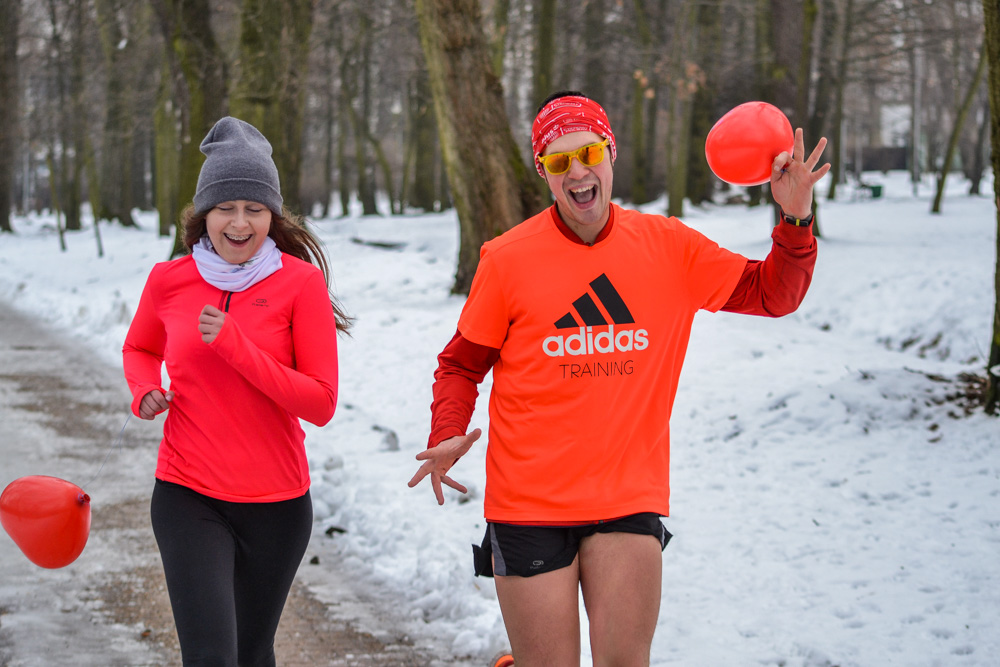Katowice: 144. parkrun - Bieg Walentynkowy w Parku Kościuszki [ZDJĘCIA]