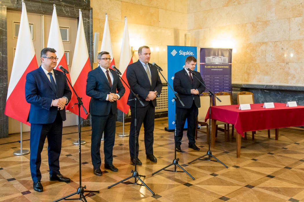 Podpisanie porozumienia ws. setnej rocznicy Powstań Śląskich