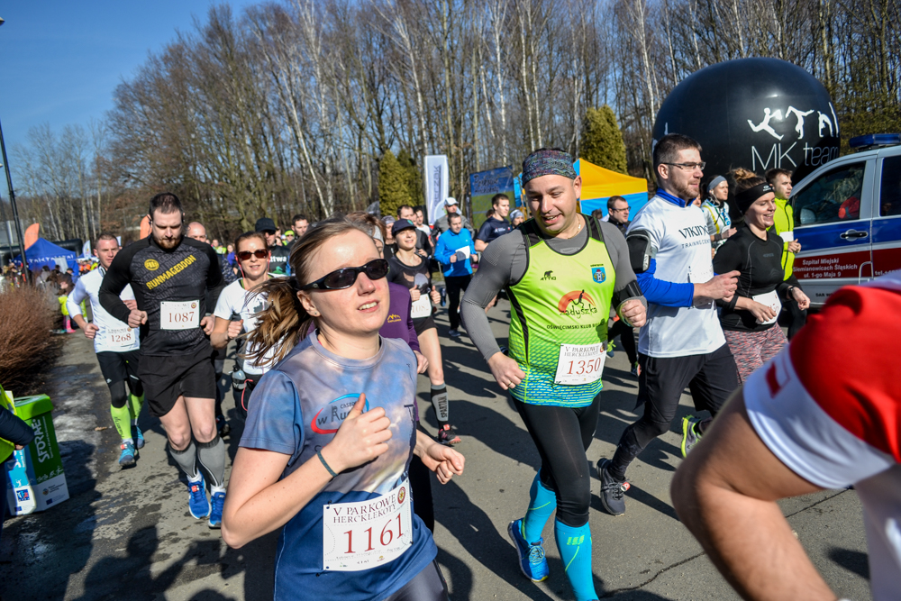 V Parkowe Hercklekoty - setki biegaczy na Trzech Stawach 12