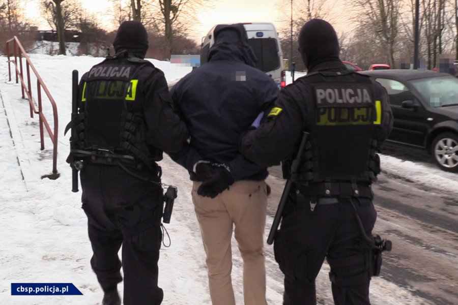 Zatrzymania pseudokibiców z zorganizowanej grupy przestępczej w Chorzowie