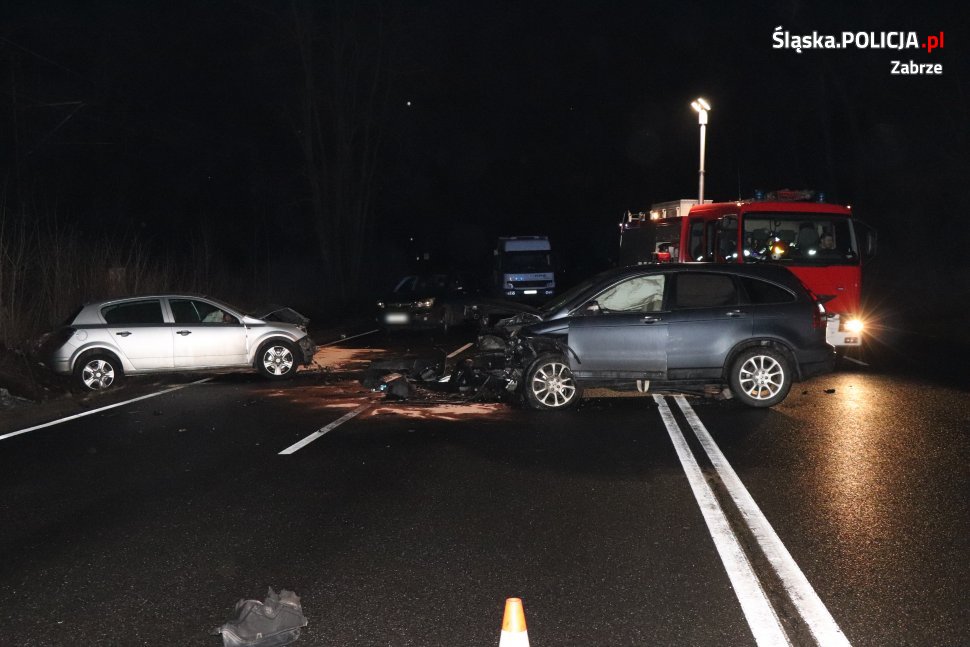 Wypadek na DK 88 w Zabrzu. Dwie kobiety trafiły do szpitala