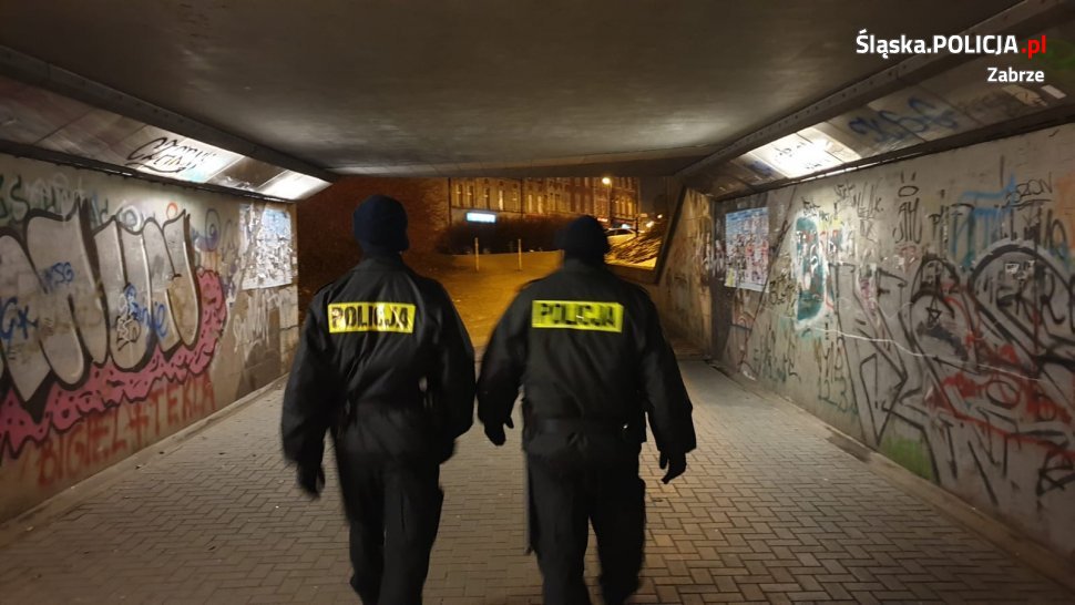 Wspólne patrole z adeptami katowickiej Szkoły Policji