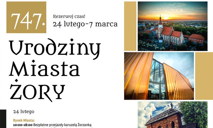 Świętujmy wspólnie 747. Urodziny Miasta Żory!