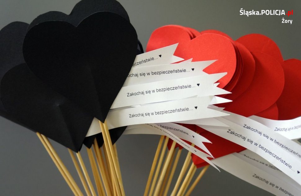 Zakochaj się w bezpieczeństwie. Akcja żorskiej drogówki