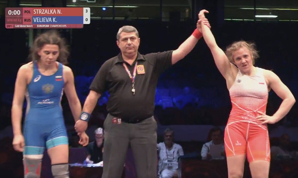 Natalia Strzałka złotą medalistką Mistrzostw Europy U-23 w zapasach!