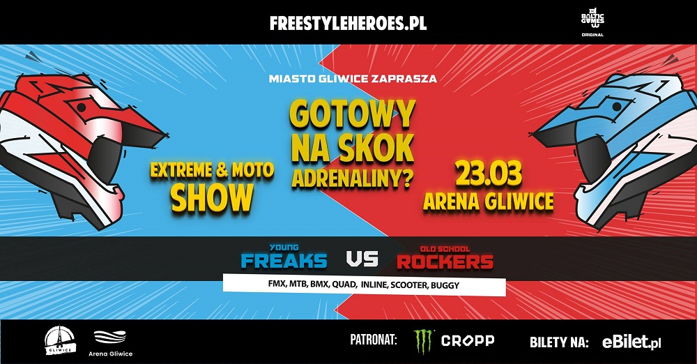 Freestyle Heroes: Niesamowite show z wyjątkowymi bohaterami w Gliwicach
