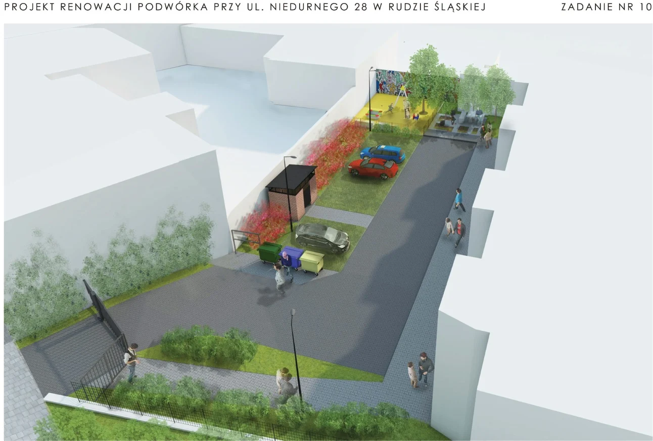 Następne podwórka w Rudzie Śląskiej do rewitalizacji. Rozstrzygnięto przetargi