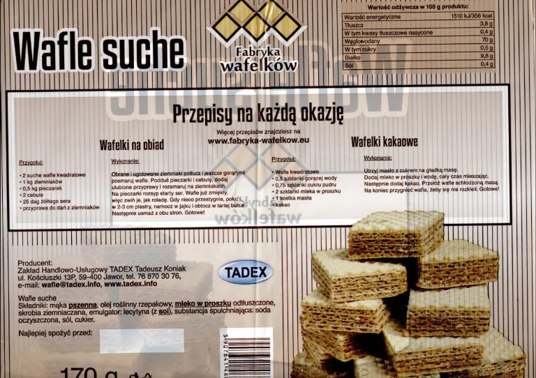 Salmonella w waflach! GIS wydał ostrzeżenie
