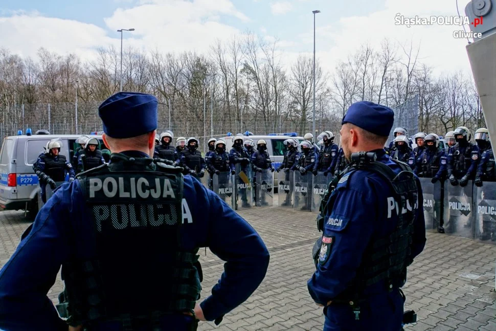 Wspólne ćwiczenia policjantów z trzech komend