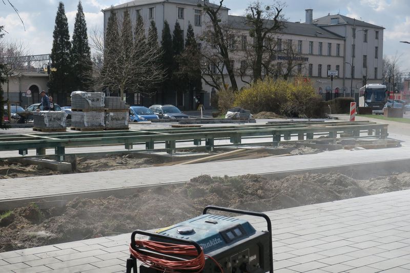 Centrum przesiadkowe w Rybniku - trwa budowa