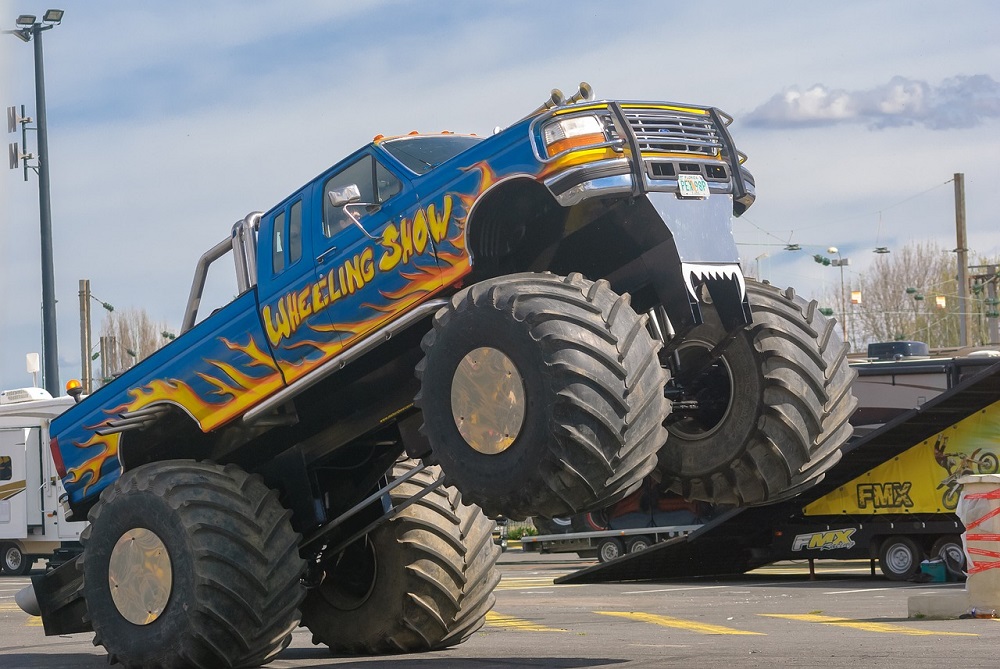 Pokaz kaskaderski w Bytomiu