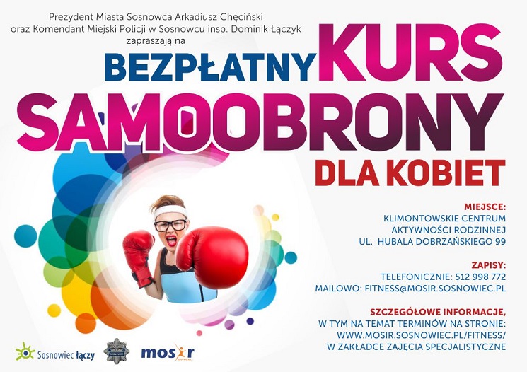 Bezpłatny kurs samoobrony w Sosnowcu