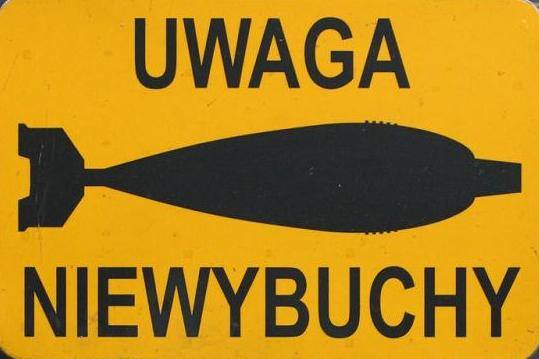 Znaleziono niewybuchy pochodzące z okresu II wojny światowej