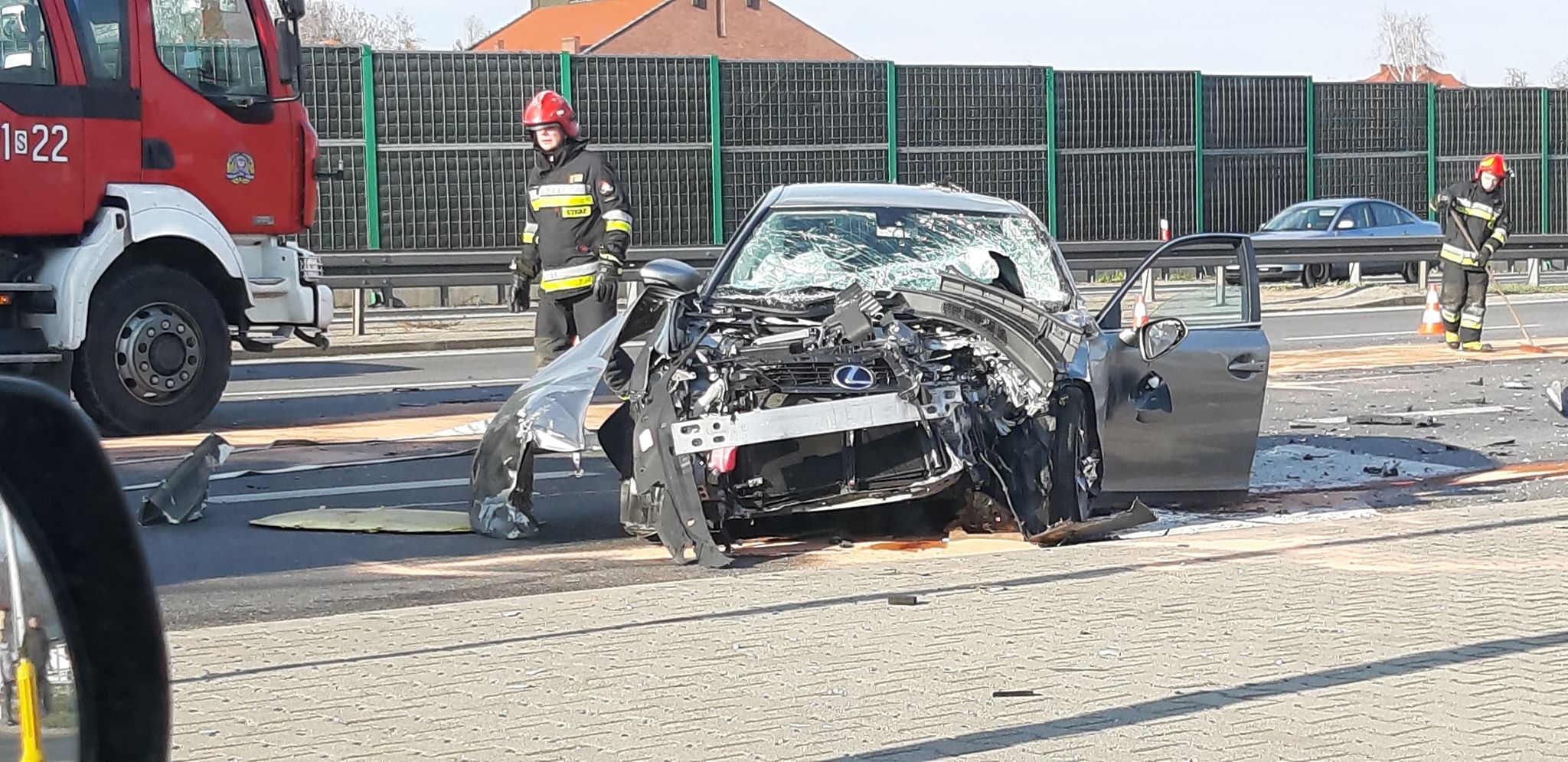 Wypadek na Wiślance w Mikołowie, są utrudnienia w ruchu