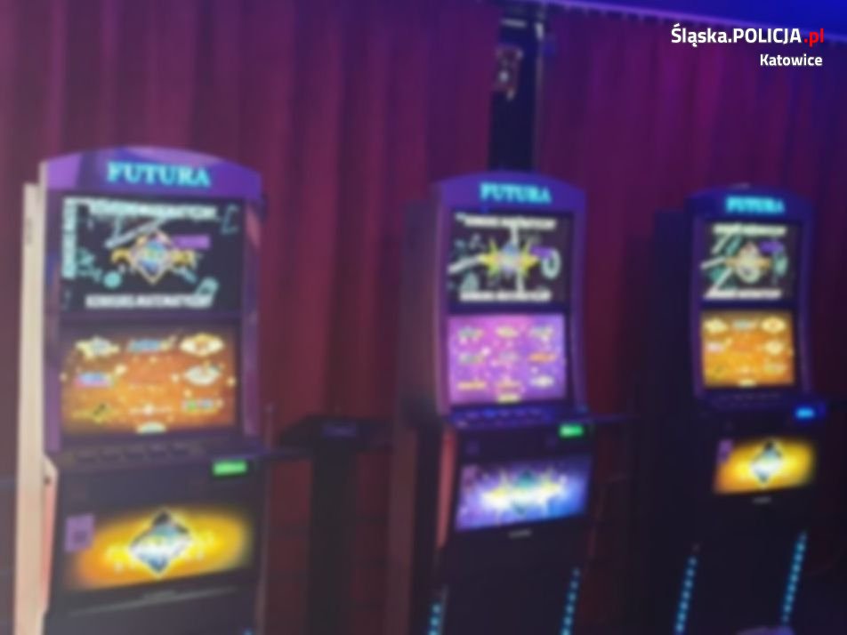 Policjanci z Katowic zarekwirowali kolejne nielegalne maszyny