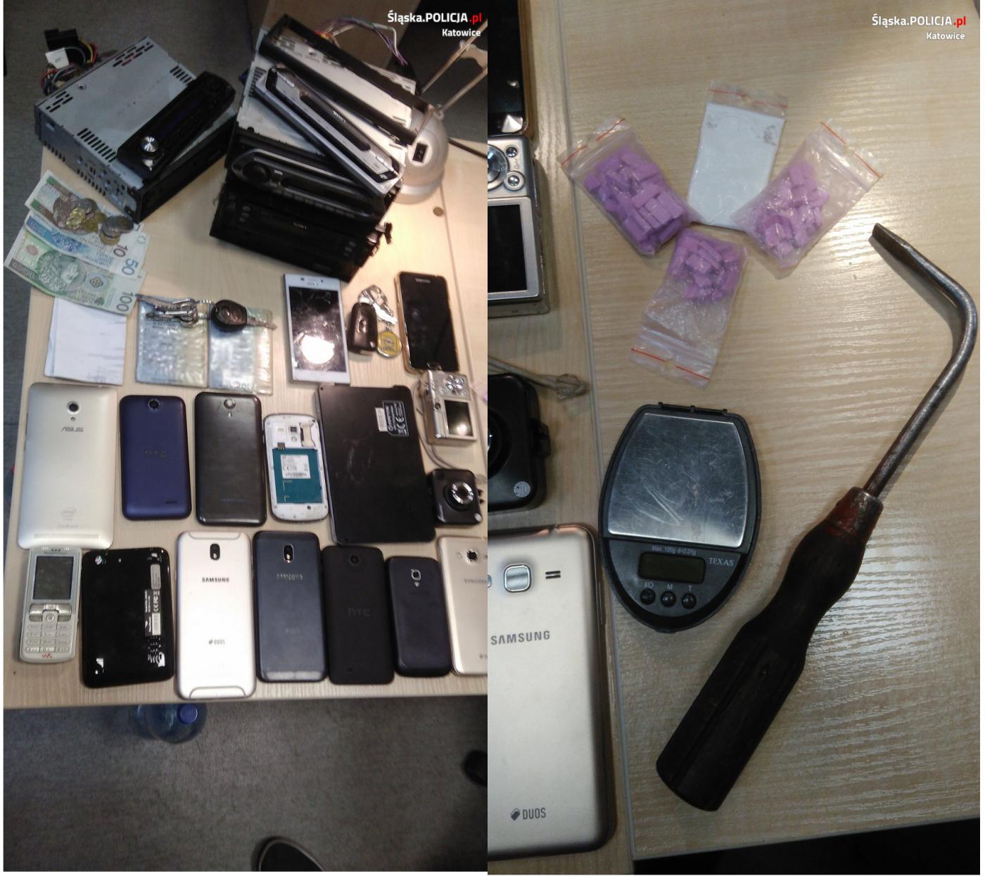 Dzielnicowy z Katowic rozpoznał włamywacza na nagraniu z monitoringu