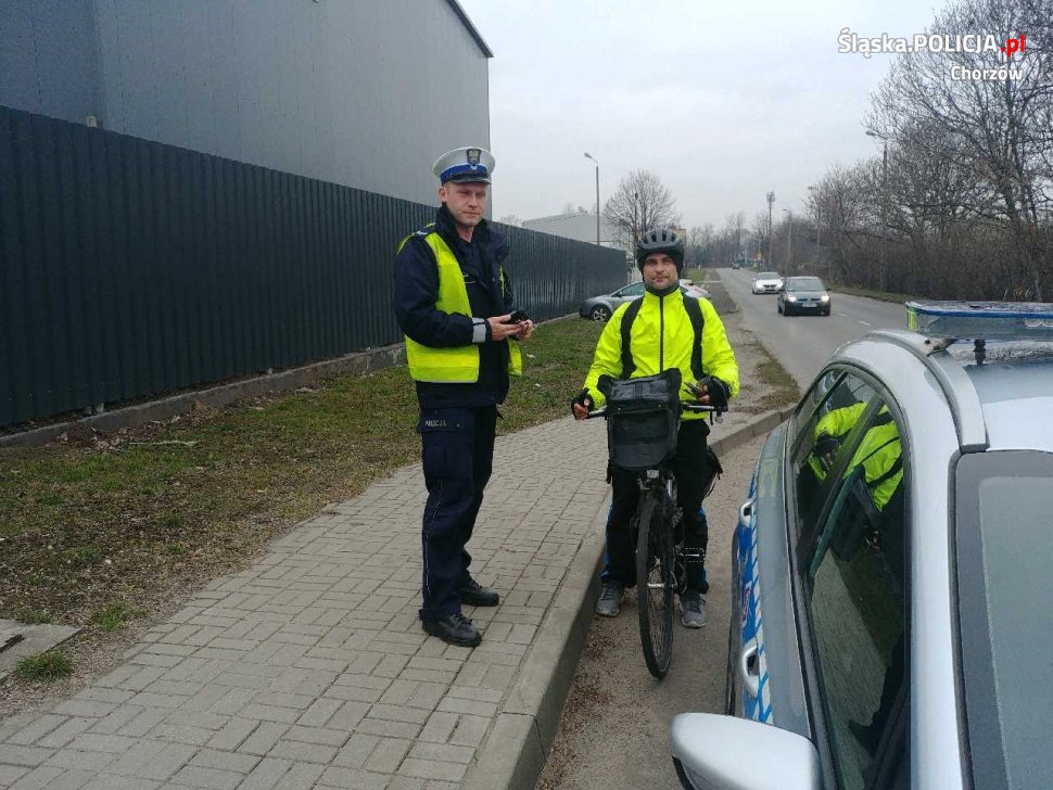 Wspólne działania chorzowskiej i siemianowickiej policji "Rowerzysta"