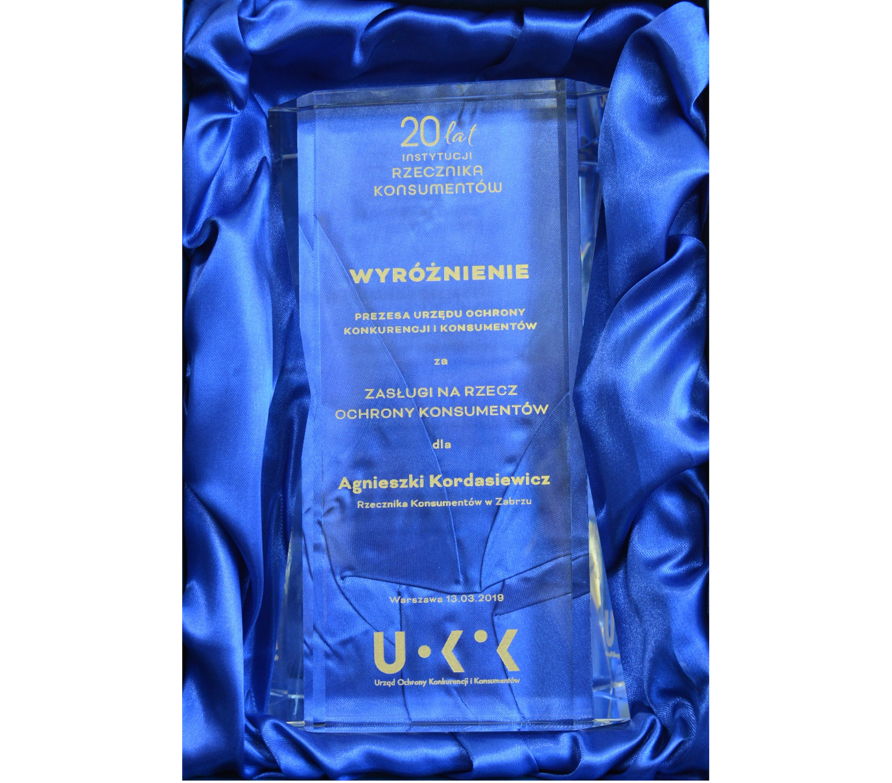 Wyróżnienie dla miejskiego rzecznika konsumentów w Zabrzu