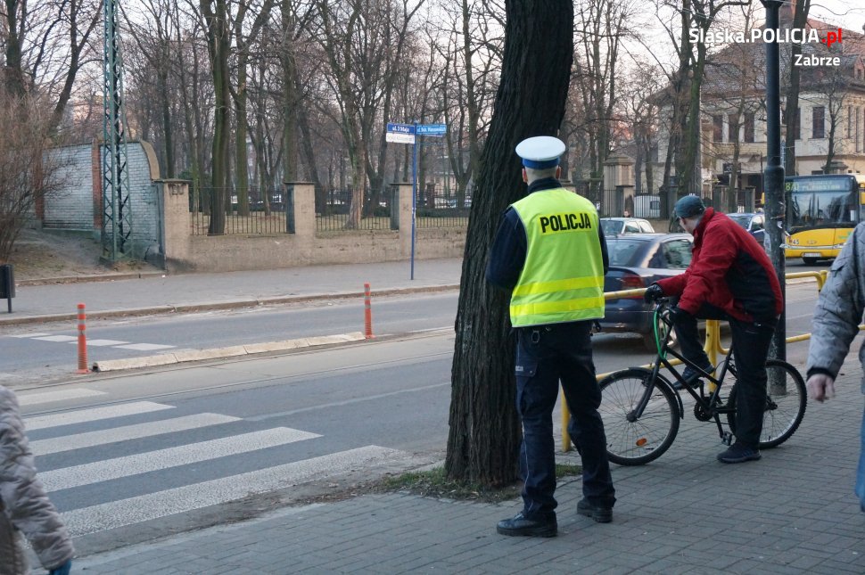 Działania "Bezpieczny pieszy" na zabrzańskich drogach