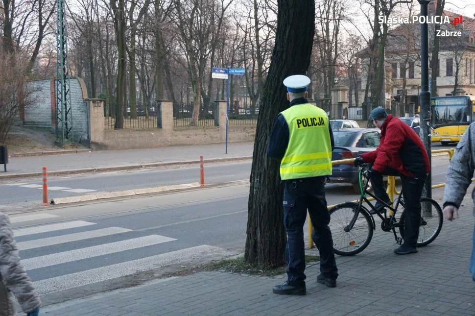 Działania "Bezpieczny pieszy" na zabrzańskich drogach