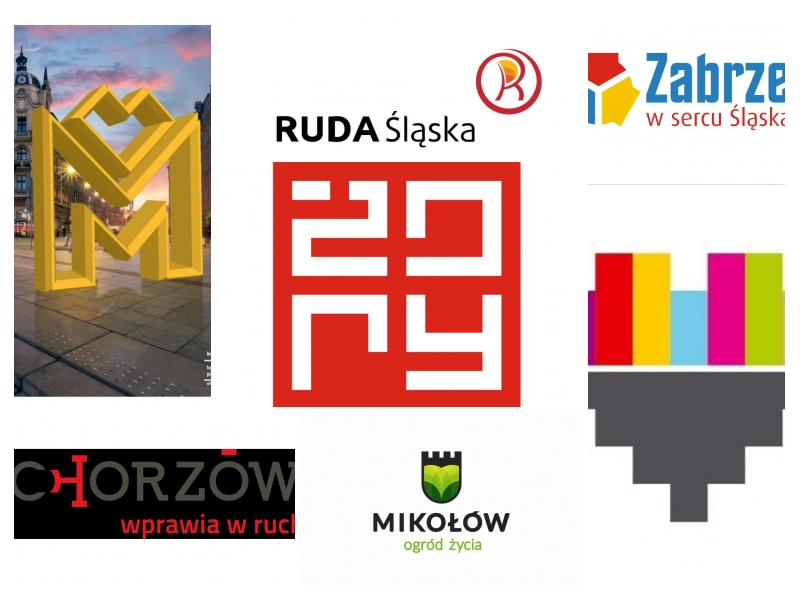 Na Śląsku większość miast ma swoje logo