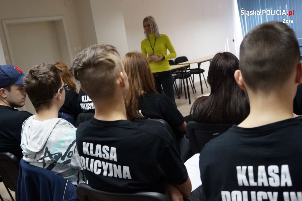 Dzień przedsiębiorczości z żorską policję