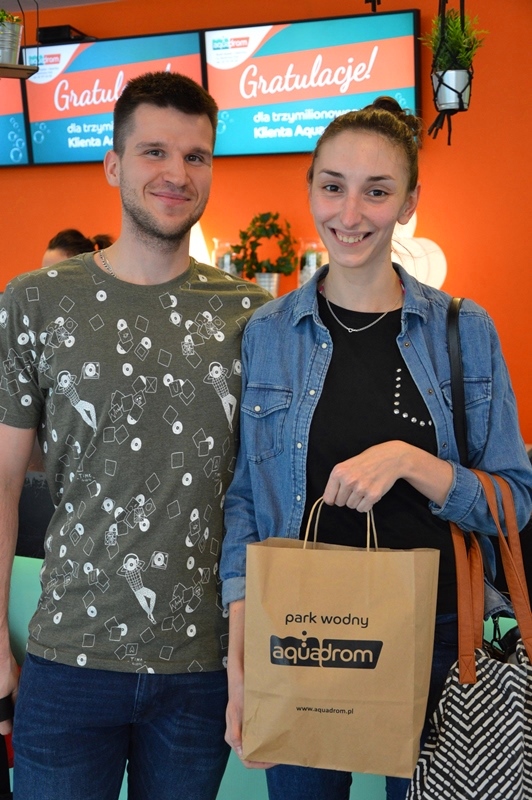 Na początku kwietnia rudzki park wodny odwiedził trzymilionowy klient