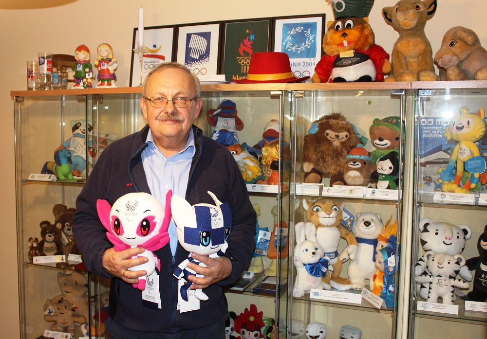 Maskotki olimpijskie na kopalni Ignacy