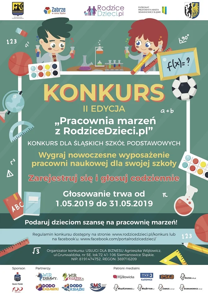 Konkurs "Pracownia marzeń z RodziceDzieci.pl - zmiana terminu