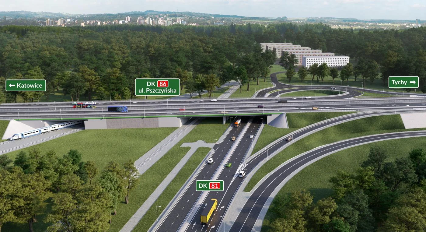 Katowice: Przebudowa DK 81 w Giszowcu