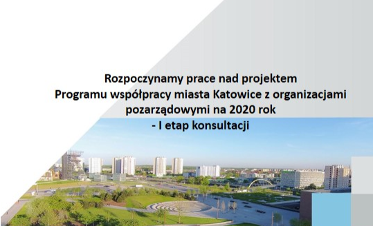 Prace nad projektem Programu współpracy z organizacjami pozarządowymi na 2020 rok