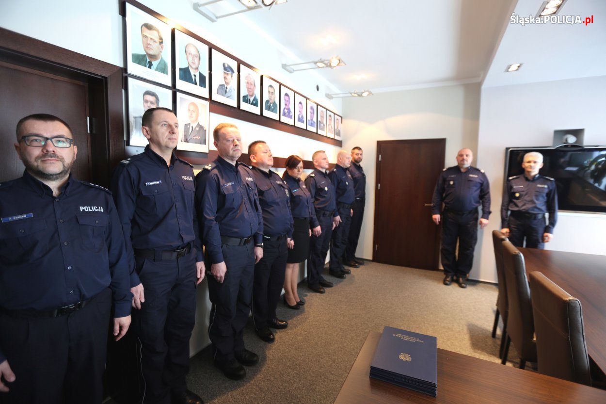 Śląsk: Nowi szefowie śląskich jednostek oraz wydziałów KWP
