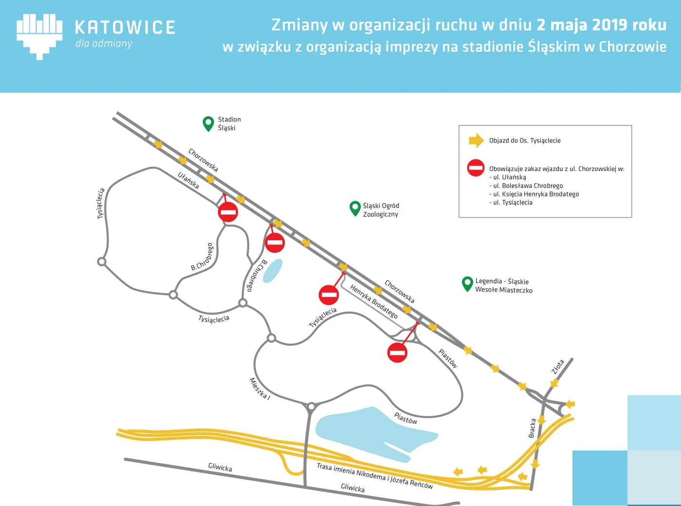 Katowice: Zmiany w organizacji ruchu na os. Tysiąclecia