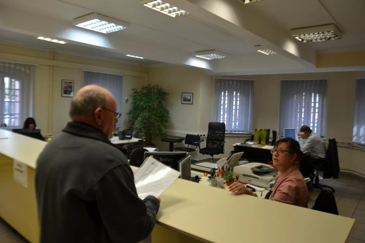 Punkt Obsługi Mieszkańców w świętochłowickim Urzędzie Miejskim