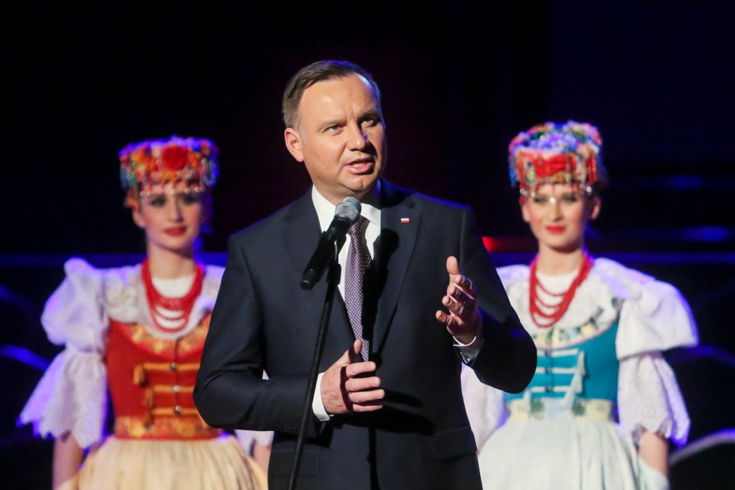 Prezydent Adndrzej Duda na Wielkiej Gali Rzemiosła w Zabrzu