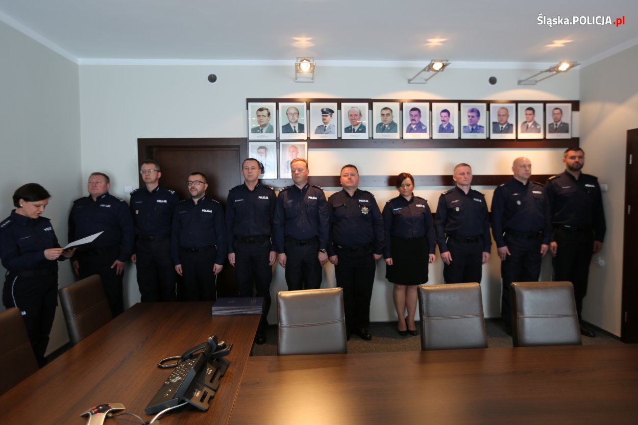 Śląsk: Nowi szefowie śląskich jednostek oraz wydziałów KWP