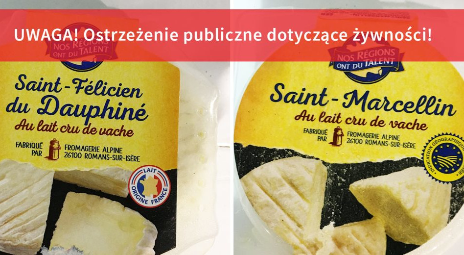 GIS: Sery z Francji wycofywane ze sprzedaży. Są zanieczyszczone Escherichia coli!