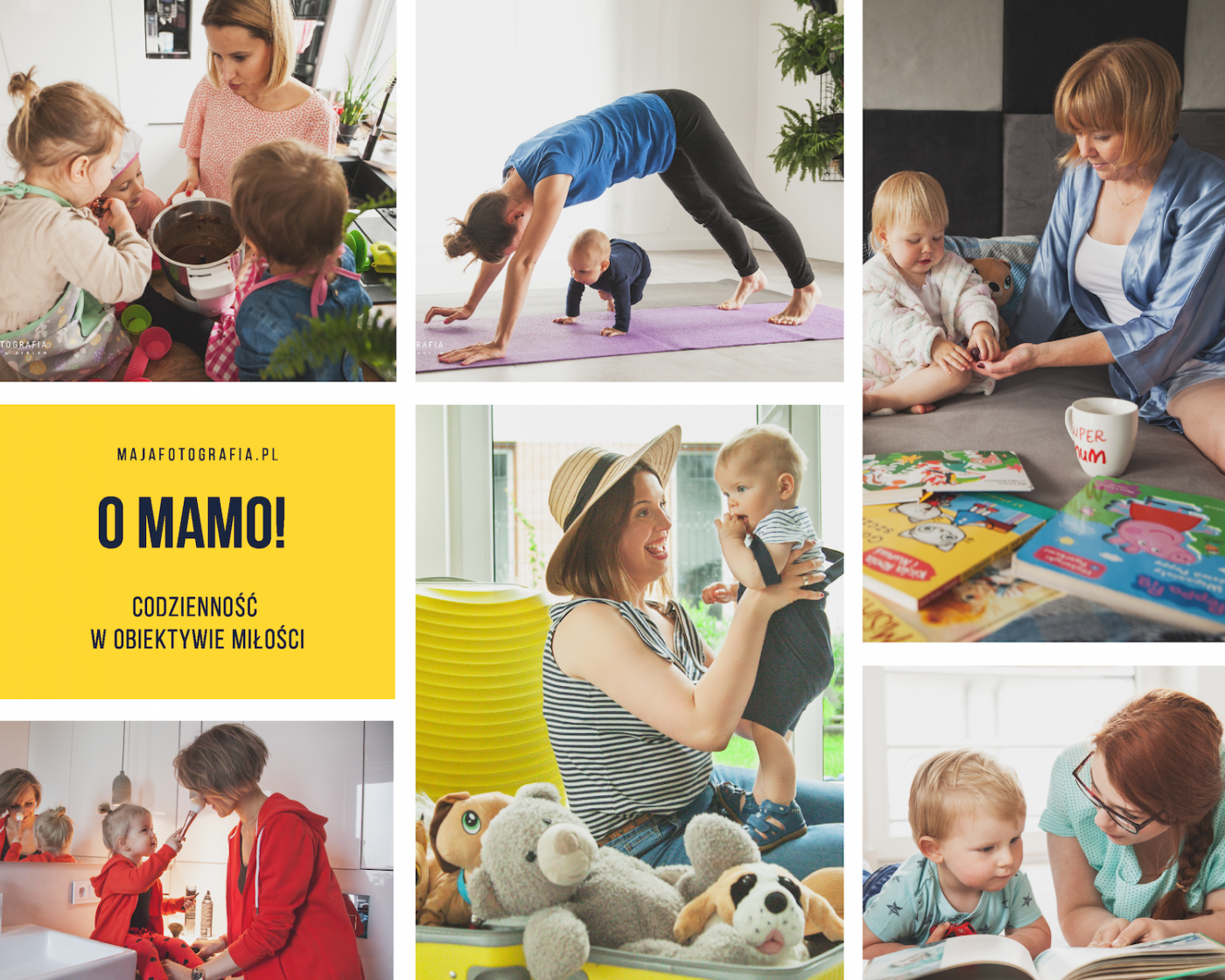 Wystawa "O Mamo! Codzienność w obiektywie miłości" w rudzkim parku wodnym