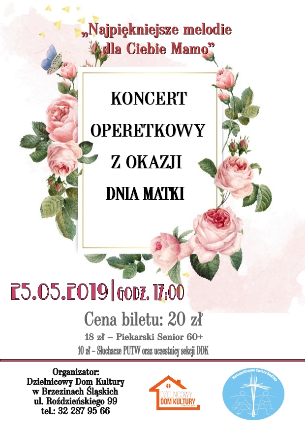 Koncerty z okazji Dnia Matki w Dzielnicowym Domu Kultury