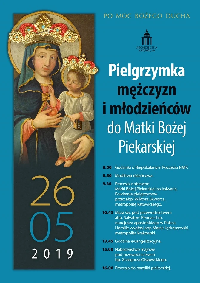 Pielgrzymka Stanowa Mężczyzn i Młodzieńców już 26 maja