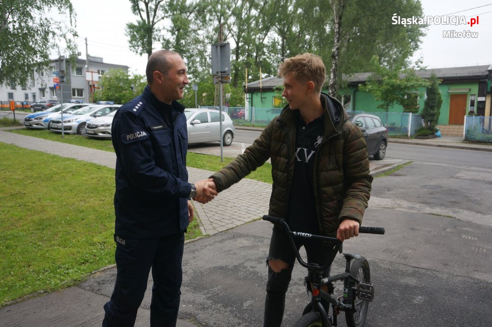 Skradziony rower szczęśliwie wrócił do rąk właściciela